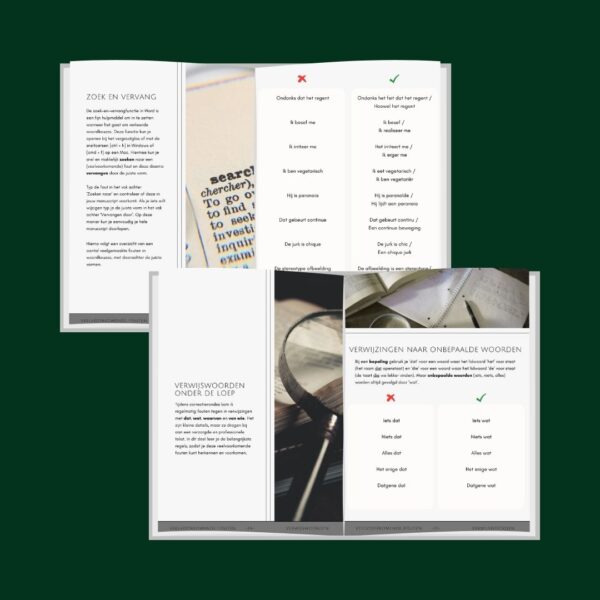 Controleer jouw manuscript op veelvoorkomende fouten